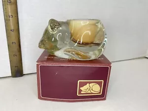 D5 Vintage 1980 Avon Snug n Cozy Glas Kerzenhalter mit Gewürz Garten Windlicht - Bild 1 von 6