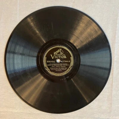 Vtg Victor 10" 78 RPM Record Sammy Kaye-I Came Here to Talk… Where the Mountains - Image 1 of 4