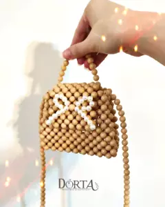 Handcrafted beaded shoulder bag, a small and distinctive bag for girls and those - Picture 1 of 2