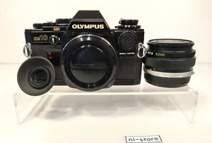 Olympus OM-10 35mm Film Camera SLR w/Lens ZUIKO MC AUTO-S 50mm f/1.8 - Top Mint - Picture 1 of 18