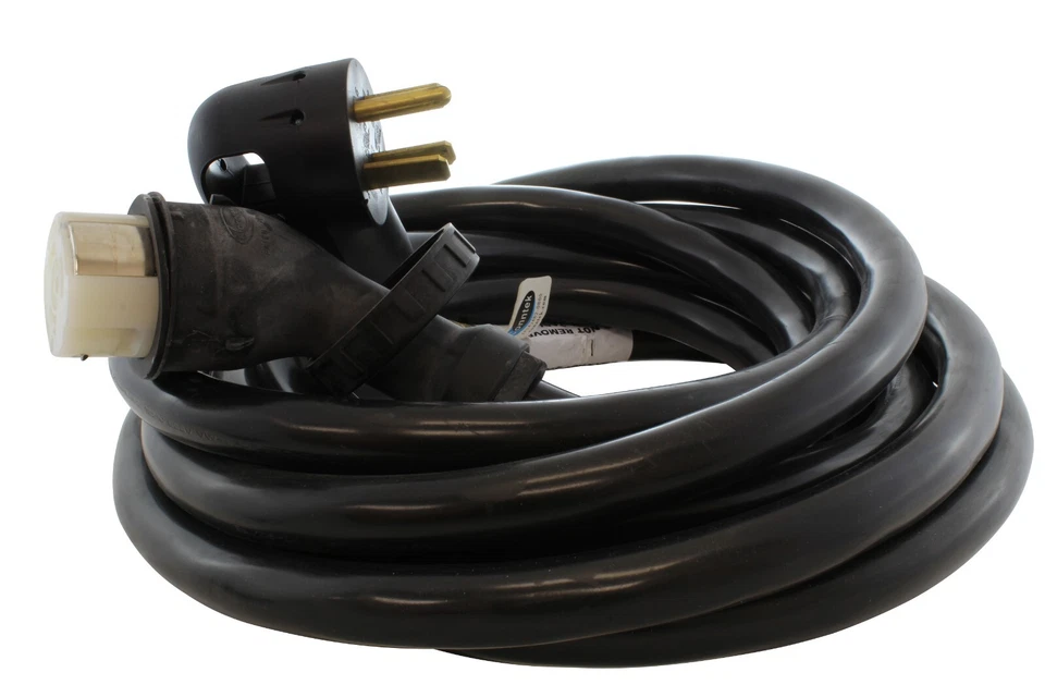 15ft 50A 125/250V NEMA 14-50P to NEMA SS2-50R Emergency Power Cord - Image 1 of 4
