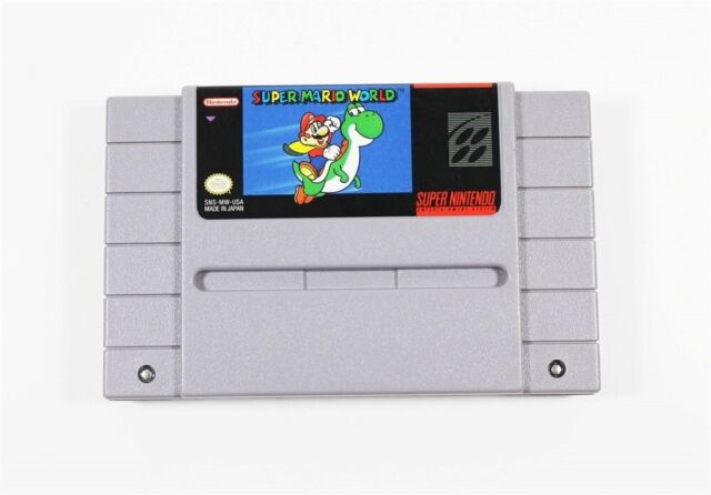 Jogo Super Mario World - SNES - COMPRAR GAMES - Comprar Games - Loja de  games no ABC / SBC