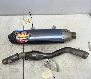 2016 KTM 350Sxf FMF FACTORY 4.1 RCT TI MUFFLER SILENCER MEGABOMB FULL PIPE - Bild 1 von 21