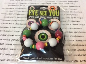 MUÑECA “EYE SEE YOU” Nuevo en bolsa de plástico Cuentas de madera pintadas a mano ¡Único!! - Imagen 1 de 1