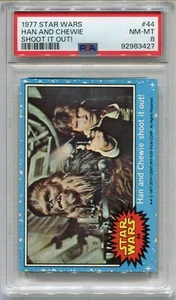 1977 Star Wars Han and Chewie Shoot It Out! #44 Trading Card PSA 8 NM-MT - Bild 1 von 2