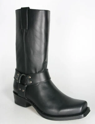 8833 Sendra Bikerboots BLUES Negro Schwarz Motorradstiefel - Bild 1 von 4