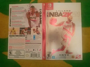 Arte de portada NBA 2K21 Nintendo Switch solamente - Imagen 1 de 1