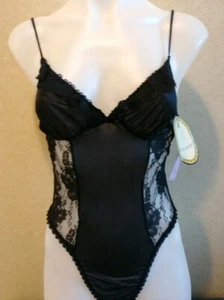 Escante SEXY Black Lace Nightie Small Viva VLV NEW Sweet Escante #8420 - Picture 1 of 4