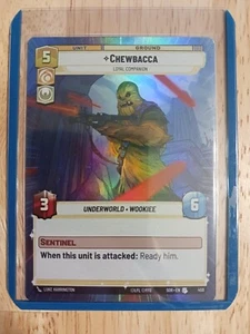 Lámina hiperespacial Chewbacca, Loyal Companion - SOR 458 casi nueva - Star Wars Unlimited - Imagen 1 de 1
