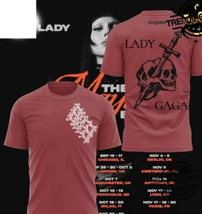 Lady Gaga The Mayhem Ball Tour 2025 AOP 3D T-Shirt UB170 - Bild 1 von 2