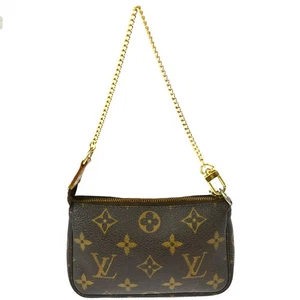 LOUIS VUITTON MONOGRAMA MINI POCHETTE ACCESORIOS 18cm BOLSO DE MANO FL0045 XX60885 - Imagen 1 de 7