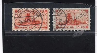 Lot Germany & Colonies 9 used , Vaiety Paper   Saar 5 - Image 1 of 2