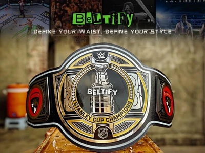 Florida Panthers Stanley Cup NHL Championship Replica Title Belt - Image 1 of 4