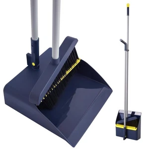 IVYROLL Broom and Dustpan Set, Long Handled Adjustable Dustpan and Brush with... - Picture 1 of 7