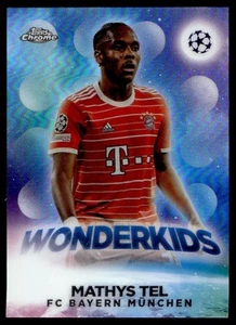 2023 Topps Chrome Mathys Tel FC Bayern Munchen #W-4 - Picture 1 of 2