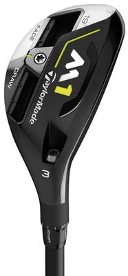 Left Hand TaylorMade M1 2017 Rescue 21* 4H Hybrid Stf Rayon Kuro Kage Black VG - Image 1 of 4