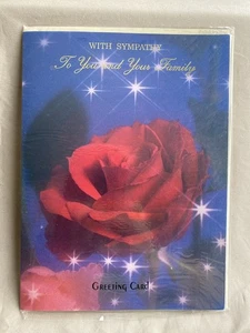 Sympathy Greeting Card w/Envelope NEW - Picture 1 of 2