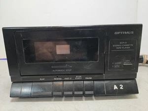 Optimus 14-647A Realistic SCP-31 Stereo Cassette Tape Player - TESTED WORKS - Picture 1 of 10