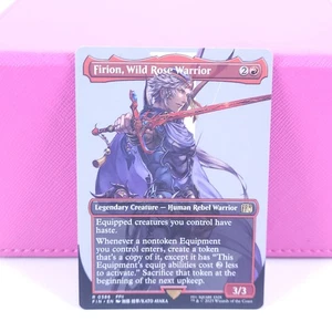 Firion, Wild Rose Warrior (Rare Borderless) #386 Final Fantasy MTG Near Mint - Picture 1 of 18