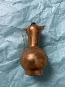 Vintage Quecksilber Glas Teekanne Weihnachtsschmuck besetzt Japan handbemalt Fluss - Bild 1 von 13