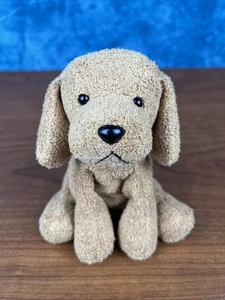 Russ Luv Pets "Rusty" Marrón 5” Cachorro Perro Mini Bolsa de Frijoles Peluche Terrycloth - Imagen 1 de 10