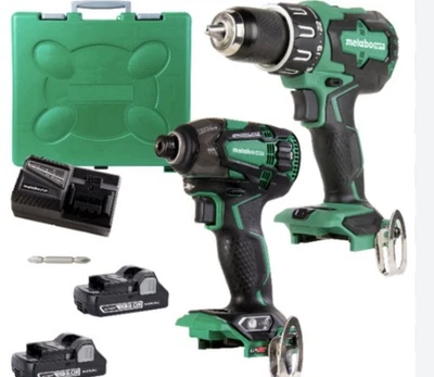Metabo HPT KC18DBFL2TM 18V Hammer Drill & Impact Driver Combo  w/ 3 batteries  - Image 1 of 4