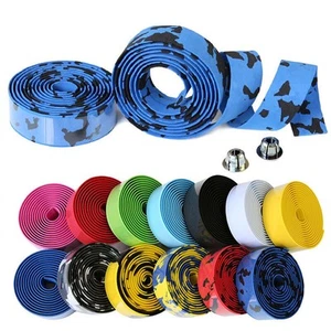 Handlebar Tape Cycling Bicycle Road Bike Sport MTB Cork Grip Wrap Ribbon Tape.. - Picture 1 of 21