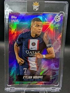 2022-23 Topps Museum Collection UEFA Club Competitions Trading Kylian Mbappe - Picture 1 of 4