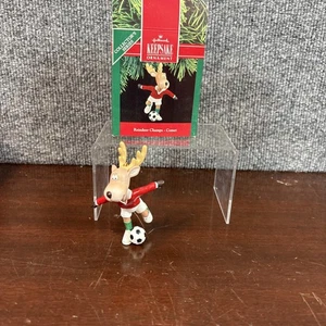Hallmark Andenken Weihnachtsschmuck 1990 Rentier Champs Komet - Bild 1 von 3