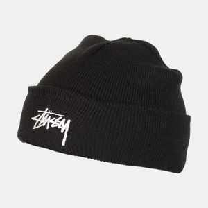 Stussy Stock Cuff Beanie / Größe One Size / Herren / Schwarz / Acryl - Bild 1 von 8