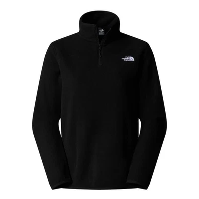 The North Face GLACIER FLEECE 1/4 ZIP Fleecejacke Longsleeve schwarz