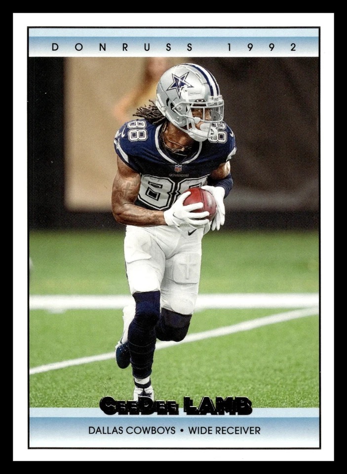 2022 Donruss Retro 1992 #26 CeeDee Lamb Dallas Cowboys Football Card - Image 1 of 2