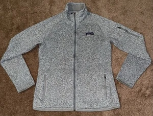 Patagonia Better Sweater Gray Fleece Jacket Full Zip w Pockets Women's Medium - Picture 1 of 7