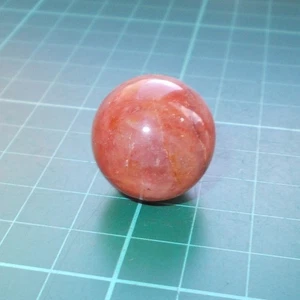 Auction Peach Aventurine Crystal Gemstone Ball Sphere 23mm - Picture 1 of 3