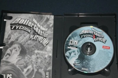 Roller Coaster Tycoon 3 Platinum Computer Game PC Edition (2001) - Image 1 of 2