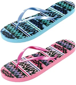 SANDALIA TANGA CHANCLAS DE GOMA IMPRESA BEACH BASICS 213140W EE. UU. 7 - Imagen 1 de 5