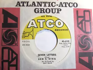 BEN E. KING * 45 * Sieben Buchstaben * 1964 #45 * USA ORNAL SEHR GUTER ZUSTAND + SEHR GUTER VINYL mit Ärmel - Bild 1 von 1