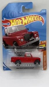 2019 Hot Wheels Land Rover Series III Pickup HW Hot Trucks Red - Picture 1 of 4