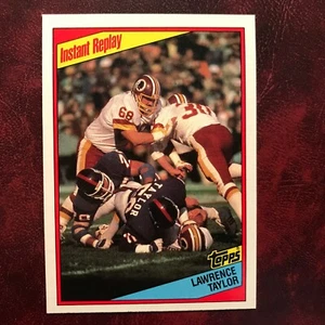 1984 Topps Set LAWRENCE TAYLOR INSTANT REPLAY #322 GIANTS - NM/NEUWERTIG *HIGH GRADE* - Bild 1 von 1