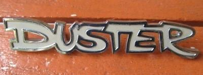 NOS 1972-1976 Plymouth DUSTER fender Emblem Nameplate NICE - Image 1 of 4