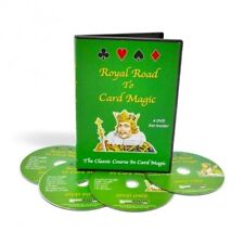 ROYAL ROAD TO CARD MAGIC Zaubertricks Trickkarten Kurs 4-Disc DVD SET