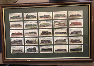 1930's Wills Cigarette Cards collection - 25 of a 50 set feat Steam Locomotives - Picture 1 of 10