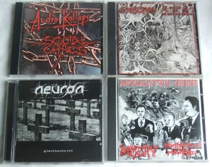 4x grindpunk CD AUDIO KOLLAPS MISERY/ PATH OF DESTRUCTION - MISERY /EOM - NEURON - Foto 1 di 6