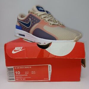 Nike Air Max Zero Sl Athletic Running Shoes Woman Size 10 881173-101