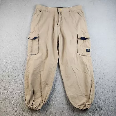 O'Neill Skateboard Pants Men's 36 Y2K Baggy Cargo Skater Raver Parachute Joggers - Image 1 of 4