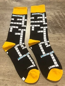 Socks novelty adult funny gifts New - crossword puzzles - Picture 1 of 4