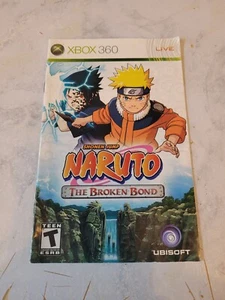 Naruto the broken bond Xbox 360 Manual Only - Picture 1 of 2