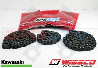 05-24 Kawasaki KVF750 KVF 750 Brute Force WISECO Cam Chains Timing Chain Set Kit - Image 1 of 4