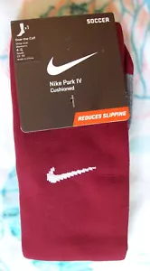 NIKE FUSSBALL "PARK IV" DAMEN/JUGEND ÜBER DIE WADE SOCKEN Bergund Small 4-6/3Y-5Y - Bild 1 von 1