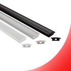 LED Aluprofil A25 Einbauprofil 1m 2m Alu Schiene Leiste für LED-Streifen-Strip